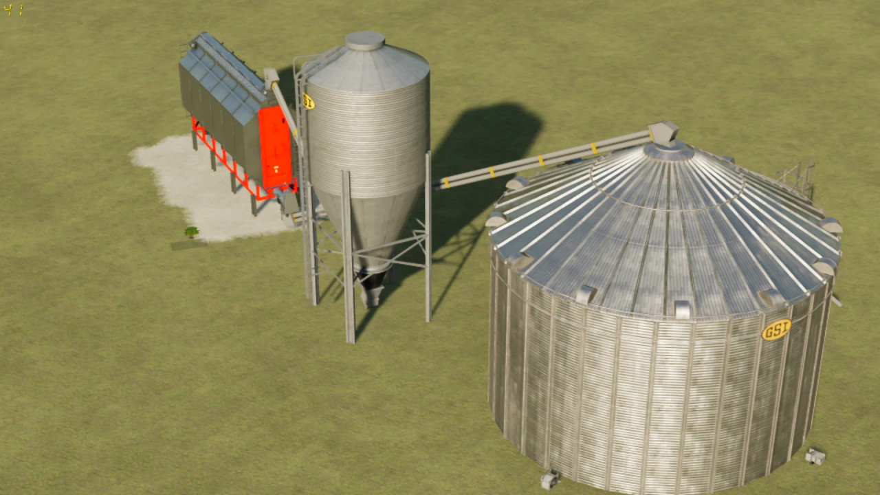 Dryer silos