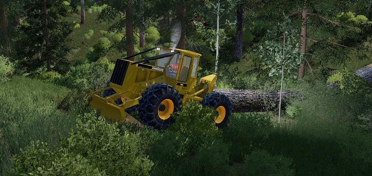 JD 540gIII Cable Skidder (Yellow 90s Style)