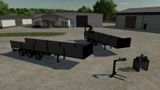 Platform Trailer With Crane v 1.0.2 thumbnail 2