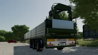 Platform Trailer With Crane v 1.0.2 thumbnail 3