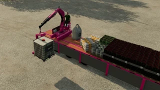 Platform Trailer With Crane v 1.0.2