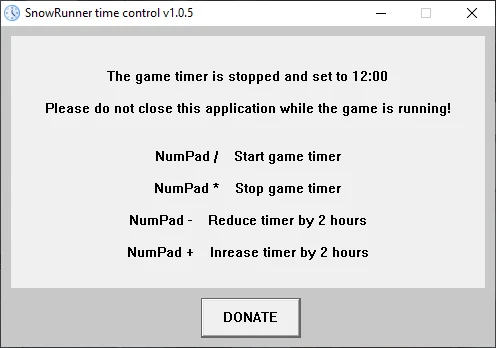 SnowRunner time control 1.0.5 - SnowRunner