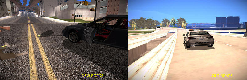 GTA: United 1.2 LC & VC New Roads
