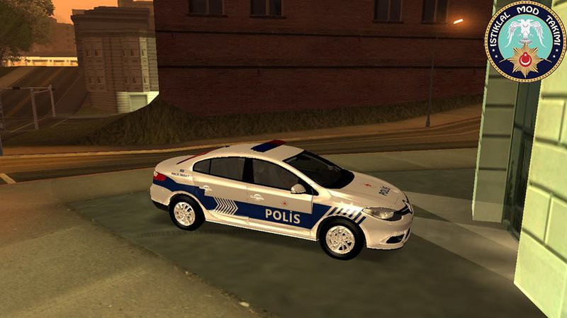 Renault Fluence Turkish Police Car