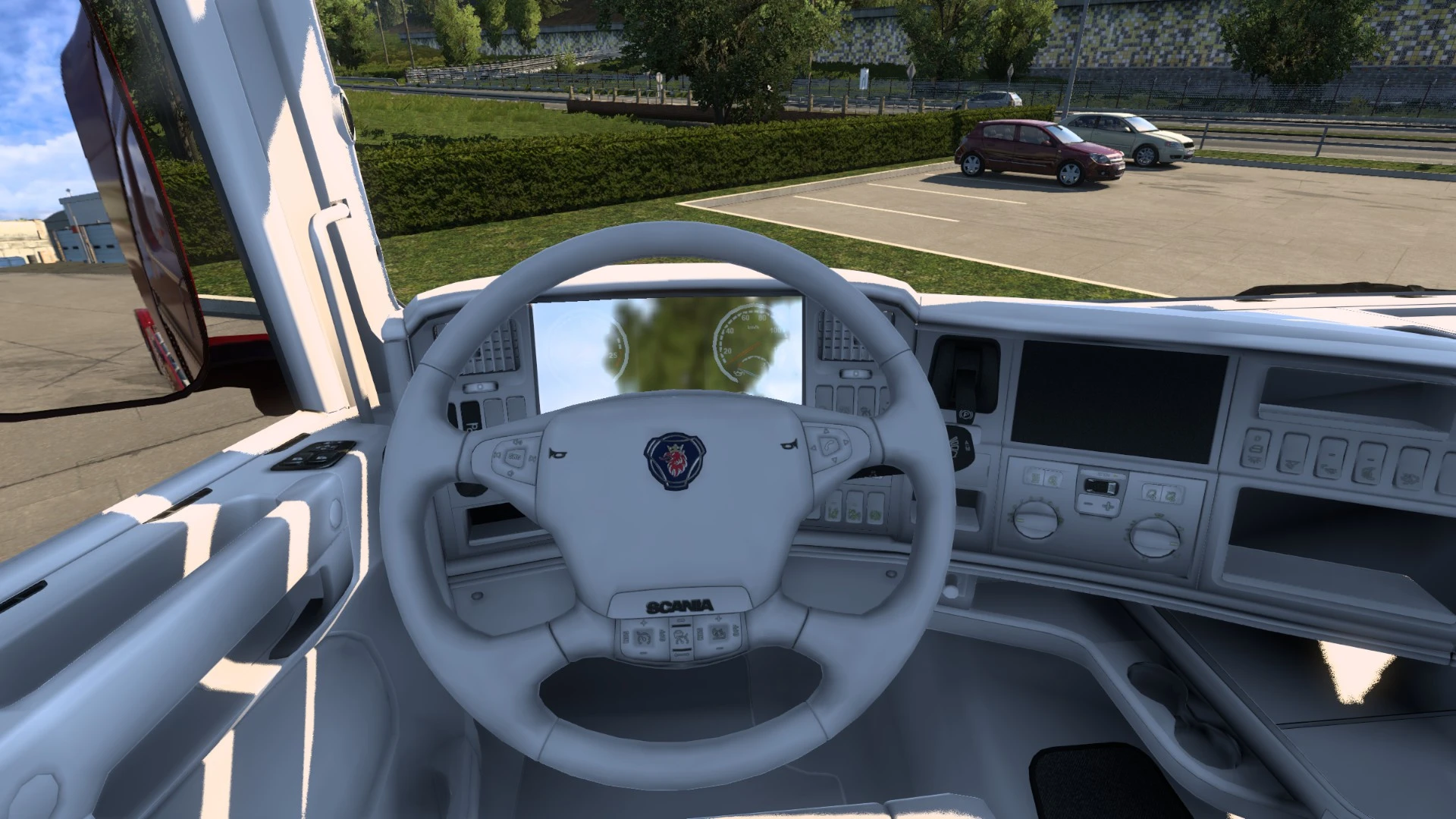 White Interior for Scania R 2009 1