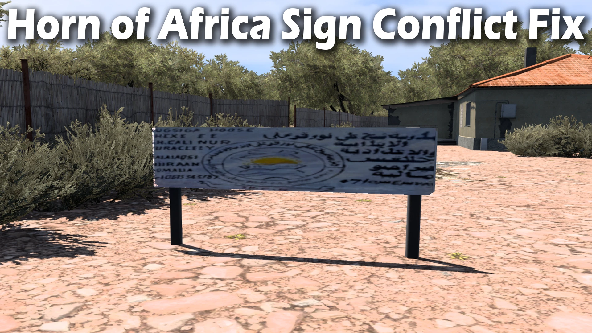 Horn Of Africa Sign Conflict FIX 1.0 - ETS 2