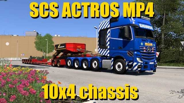 SCS Actros MP4 10×4 Chassis