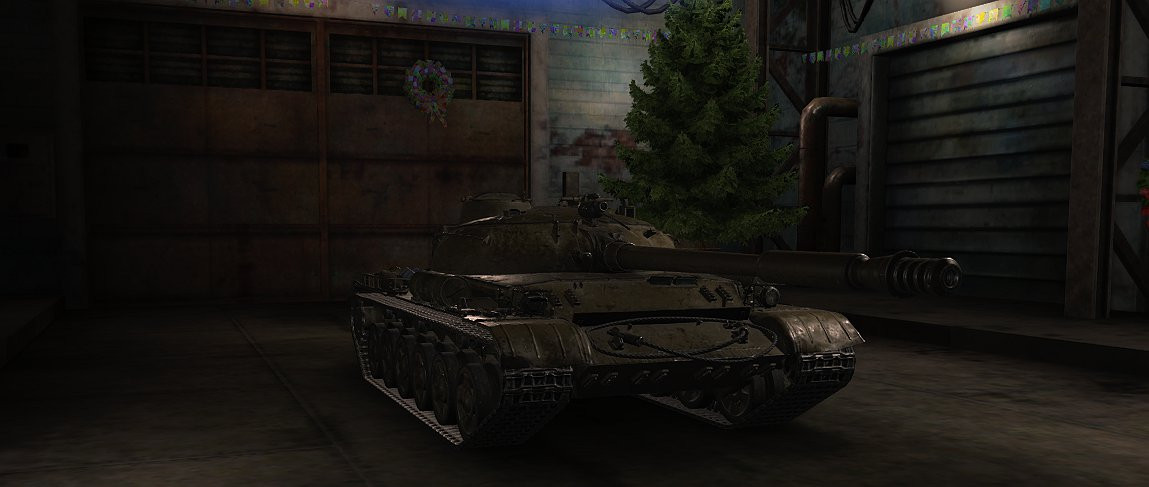 WoT Classic - Old new year's hangar from 0.7.0