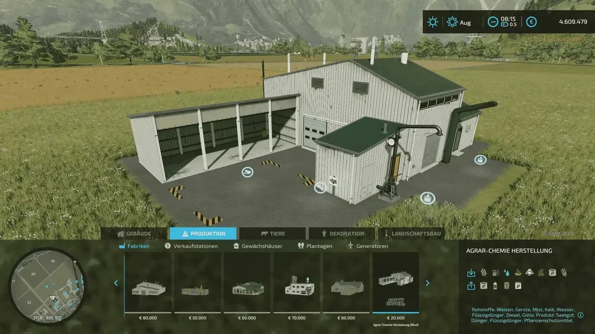 Agricultural chemical production