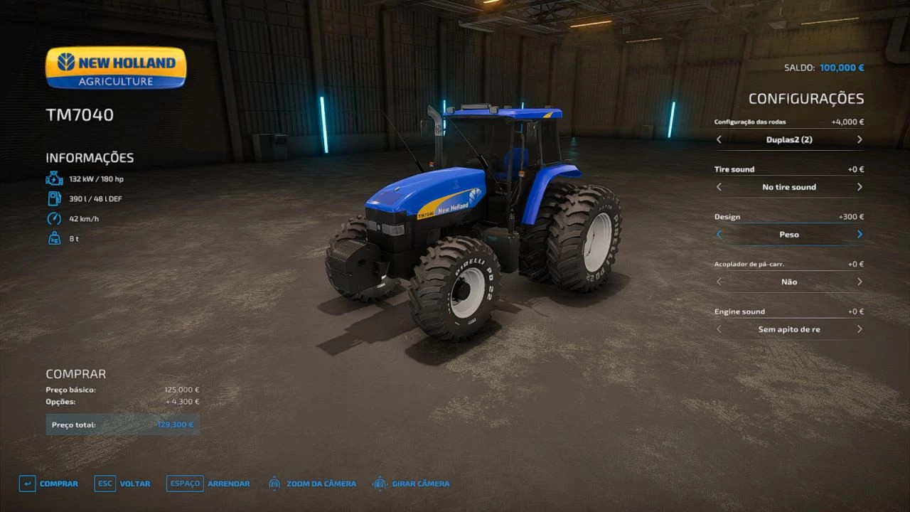 New Holland TM7040 BR Edited